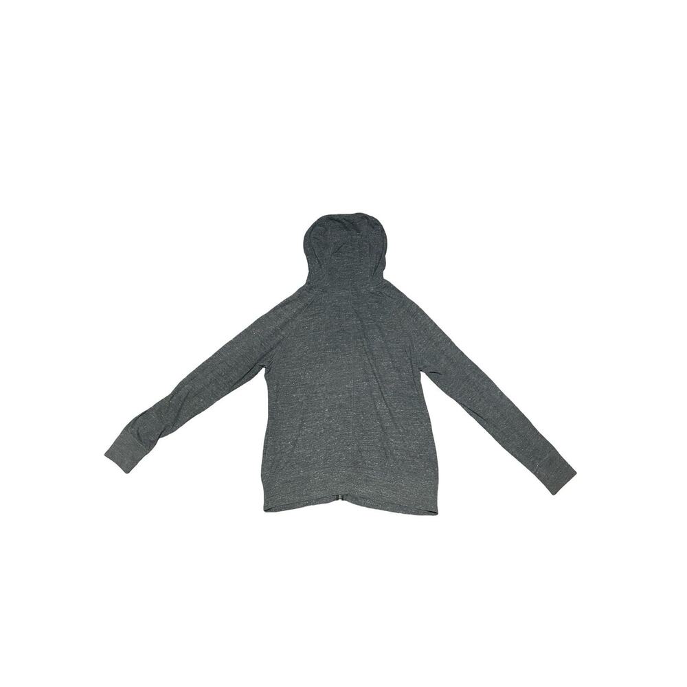 Nike Women’s Large Full Zip Hoodie Gray Just Do It Sweatshirt - Picture 2 of 6